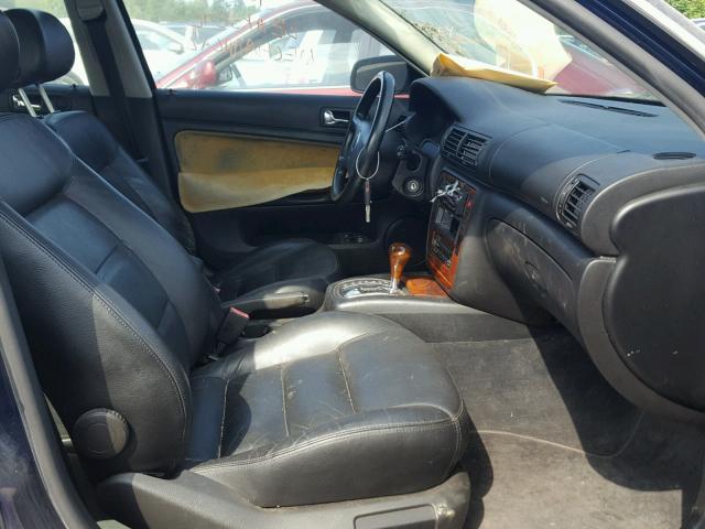 WVWRH63B34P100364 - 2004 VOLKSWAGEN PASSAT GLX BLUE photo 5