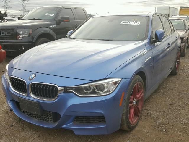 WBA3F9C57DF483798 - 2013 BMW ACTIVEHYBR BLUE photo 2