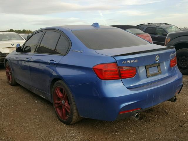 WBA3F9C57DF483798 - 2013 BMW ACTIVEHYBR BLUE photo 3