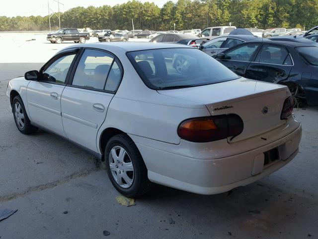 1G1ND52J33M583442 - 2003 CHEVROLET MALIBU WHITE photo 3