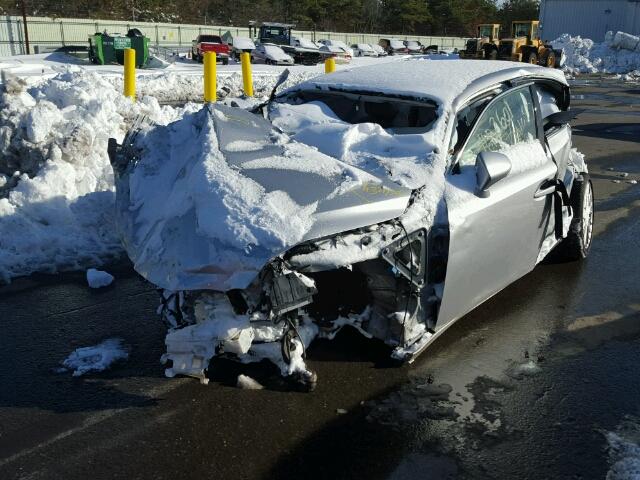 JTHCF1D28E5005145 - 2014 LEXUS IS250 AWD SILVER photo 2