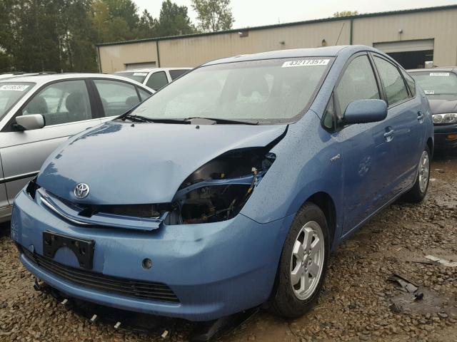 JTDKB20UX77647251 - 2007 TOYOTA PRIUS BLUE photo 2