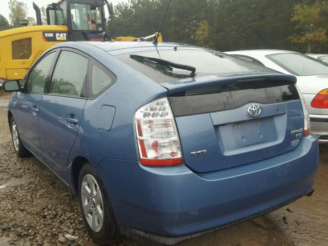 JTDKB20UX77647251 - 2007 TOYOTA PRIUS BLUE photo 3