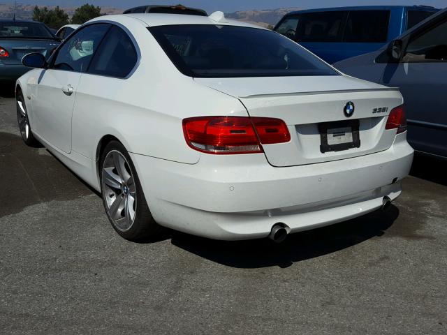 WBAWB73557P036169 - 2007 BMW 335 I WHITE photo 3