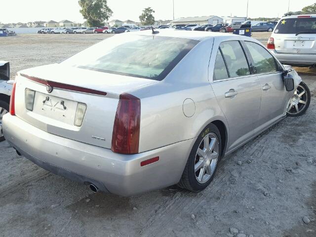 1G6DW677850139650 - 2005 CADILLAC STS SILVER photo 4