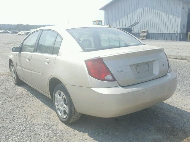 1G8AJ52F94Z221964 - 2004 SATURN ION LEVEL TAN photo 3