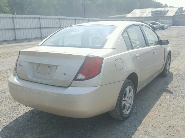 1G8AJ52F94Z221964 - 2004 SATURN ION LEVEL TAN photo 4