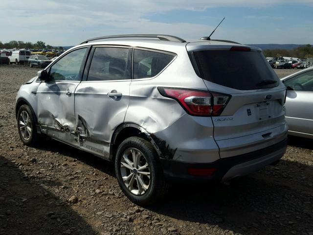 1FMCU9GD5HUC12553 - 2017 FORD ESCAPE SE SILVER photo 3