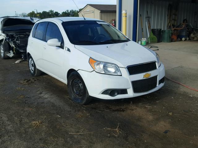 KL1TD6DE8BB141195 - 2011 CHEVROLET AVEO WHITE photo 1