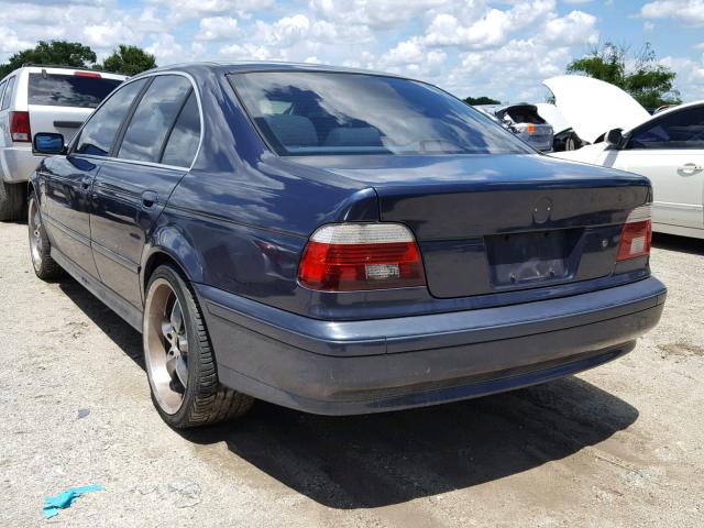 WBADT63412CH89075 - 2002 BMW 530 I AUTO BLUE photo 3