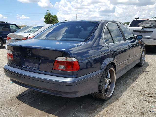 WBADT63412CH89075 - 2002 BMW 530 I AUTO BLUE photo 4