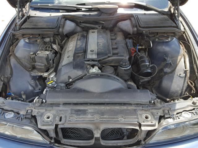 WBADT63412CH89075 - 2002 BMW 530 I AUTO BLUE photo 7