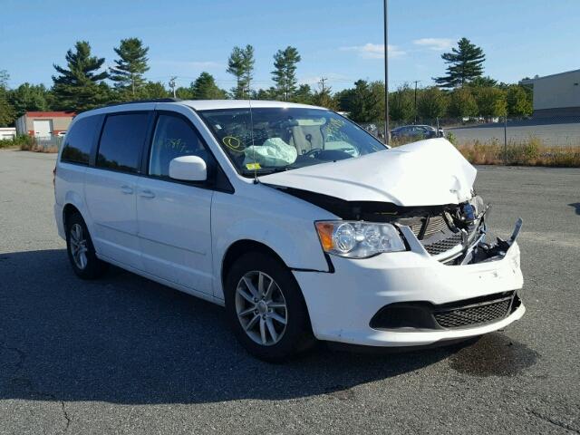 2C4RDGCG9ER322744 - 2014 DODGE GRAND CARA WHITE photo 1