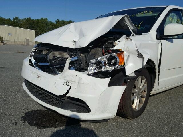 2C4RDGCG9ER322744 - 2014 DODGE GRAND CARA WHITE photo 9