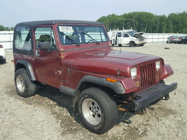 2BCCZ8115HB540299 - 1987 JEEP WRANGLER RED photo 1