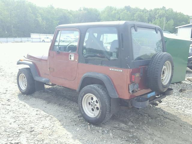 2BCCZ8115HB540299 - 1987 JEEP WRANGLER RED photo 3