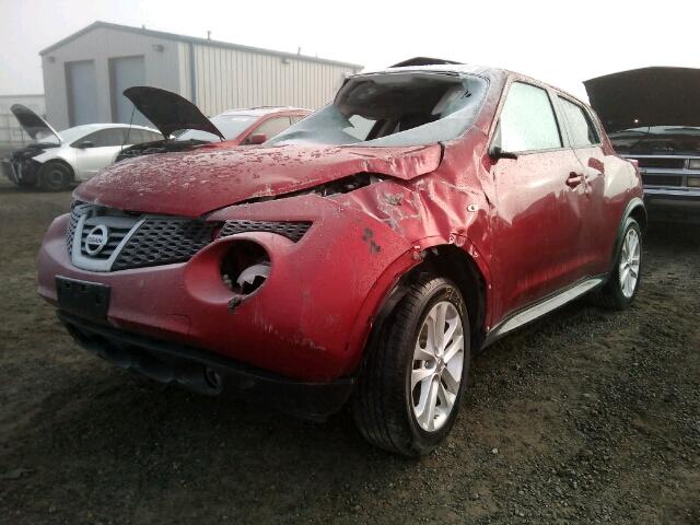 JN8AF5MV2DT209769 - 2013 NISSAN JUKE S RED photo 2