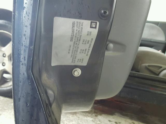 1G8AL55F87Z125902 - 2007 SATURN ION LEVEL BLUE photo 10