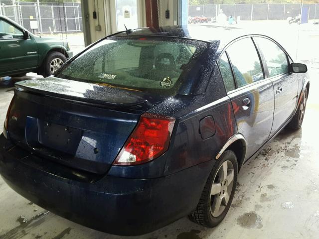 1G8AL55F87Z125902 - 2007 SATURN ION LEVEL BLUE photo 4