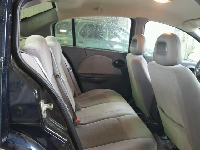 1G8AL55F87Z125902 - 2007 SATURN ION LEVEL BLUE photo 6