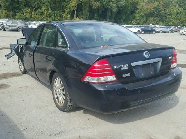 1MEHM43136G610380 - 2006 MERCURY MONTEGO PR 黑色 照片 3