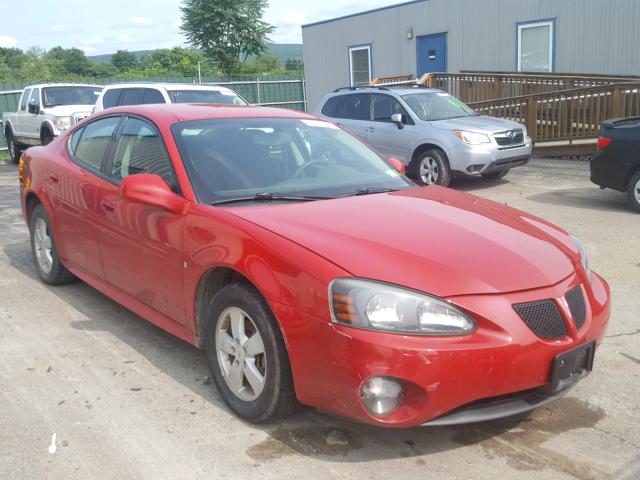 2G2WP552481179354 - 2008 PONTIAC GRAND PRIX RED photo 1