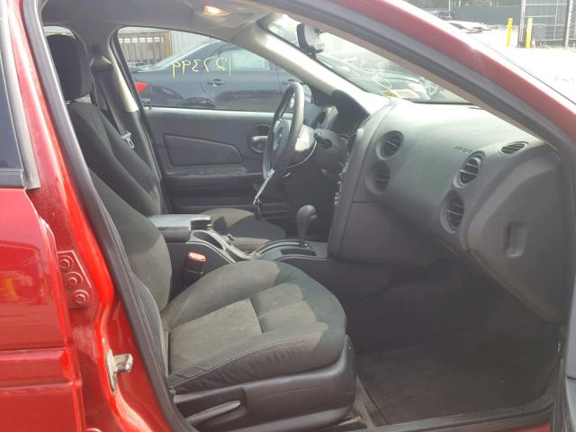 2G2WP552481179354 - 2008 PONTIAC GRAND PRIX RED photo 5