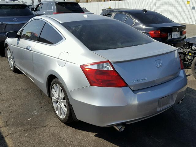 1HGCS22898A006957 - 2008 HONDA ACCORD EXL SILVER photo 3