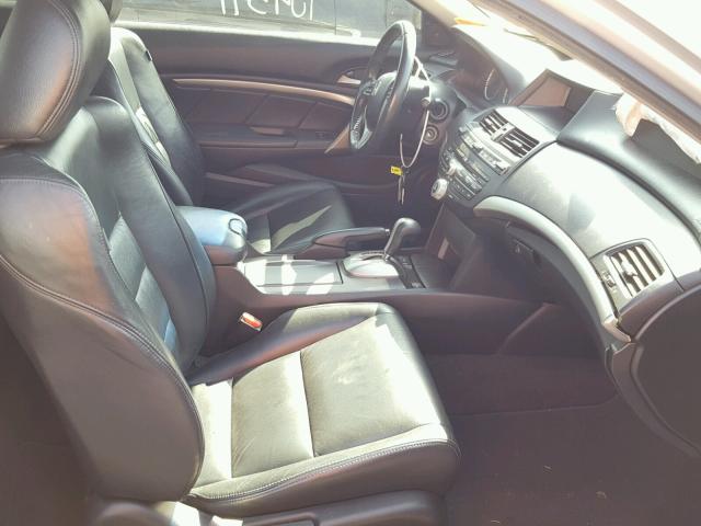 1HGCS22898A006957 - 2008 HONDA ACCORD EXL SILVER photo 5