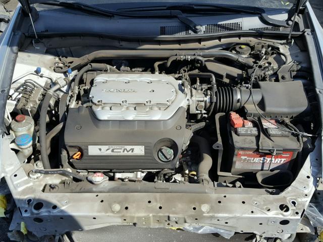 1HGCS22898A006957 - 2008 HONDA ACCORD EXL SILVER photo 7