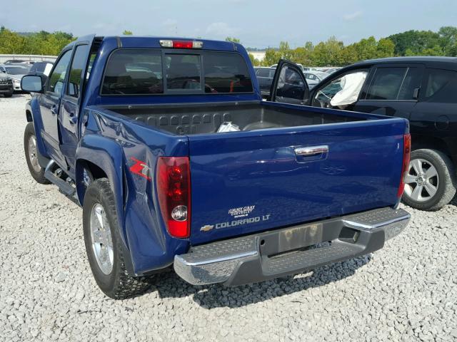 1GCHSDFE1C8161504 - 2012 CHEVROLET COLORADO L BLUE photo 3