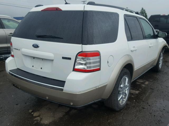 1FMDK07W18GA13571 - 2008 FORD TAURUS X E WHITE photo 4