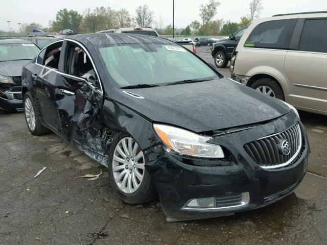 2G4GS5EV1C9203401 - 2012 BUICK REGAL PREM BLACK photo 1