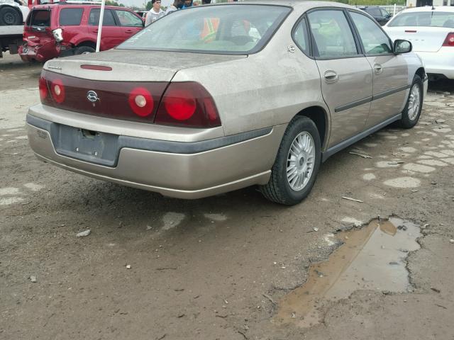 2G1WF55E329209177 - 2002 CHEVROLET IMPALA 灰色 照片 4
