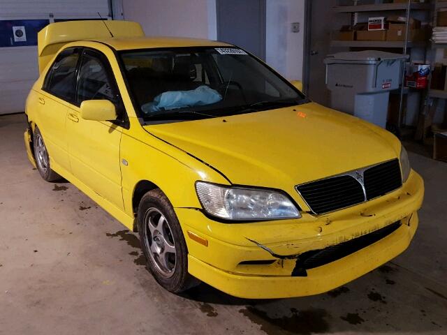 JA3AJ86E33U025117 - 2003 MITSUBISHI LANCER OZ YELLOW photo 1