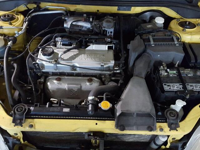 JA3AJ86E33U025117 - 2003 MITSUBISHI LANCER OZ YELLOW photo 7