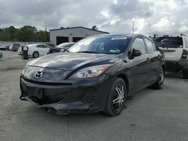 JM1BL1TG4D1833525 - 2013 MAZDA 3 I BLACK photo 2