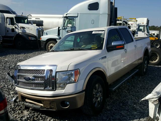 1FTFW1CF4CFA86736 - 2012 FORD F150 WHITE photo 2