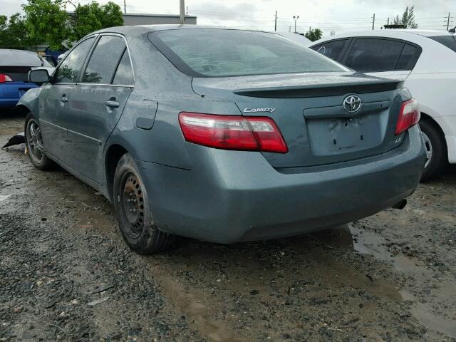 4T1BE46K47U541528 - 2007 TOYOTA CAMRY NEW GREEN photo 3