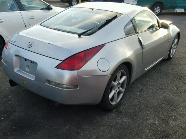 JN1AZ34E65M651573 - 2005 NISSAN 350Z SILVER photo 4