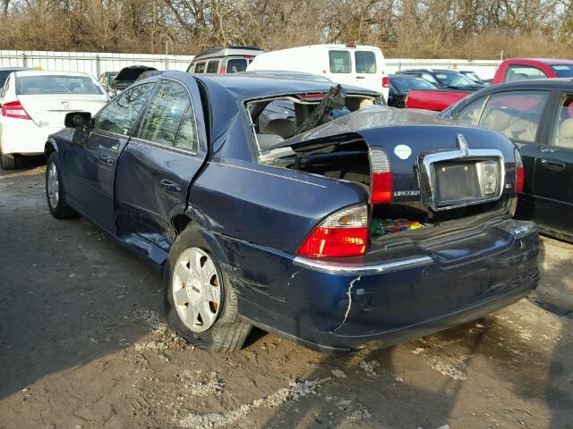 1LNHM86S64Y608770 - 2004 LINCOLN LS 蓝色 照片 3
