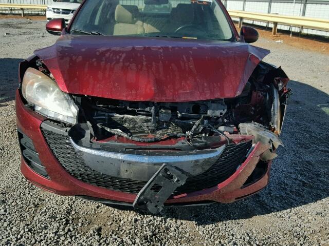 JM1BL1SF5A1159602 - 2010 MAZDA 3 I BURGUNDY photo 9