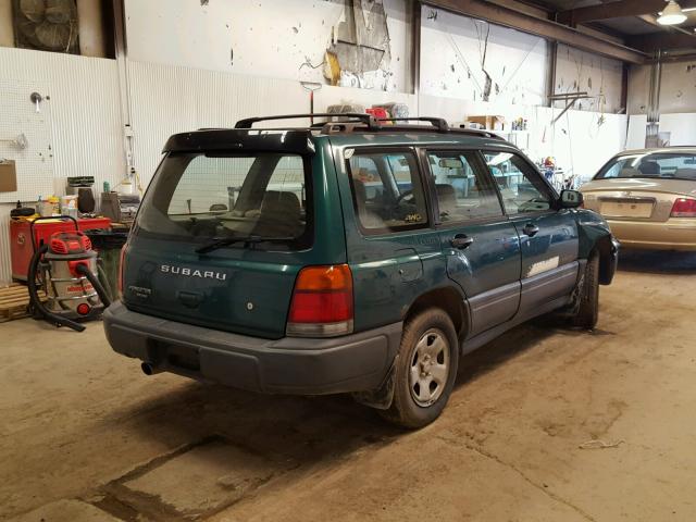 JF1SF6352XG701857 - 1999 SUBARU FORESTER L GREEN photo 4