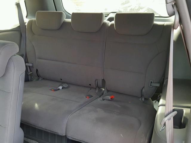 5FNRL38458B111681 - 2008 HONDA ODYSSEY SILVER photo 9