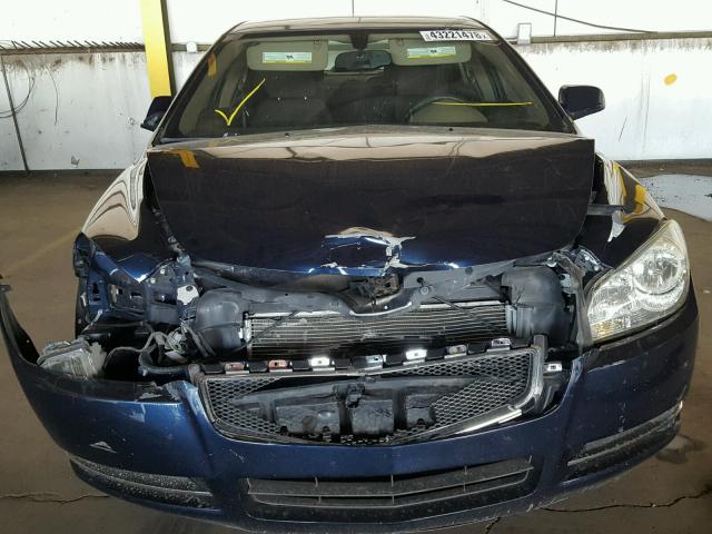 1G1ZH57B98F213583 - 2008 CHEVROLET MALIBU 1LT ლურჯი ფოტო 9