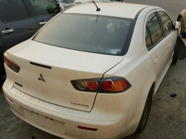 JA32U2FUXEU019074 - 2014 MITSUBISHI LANCER ES/ WHITE photo 4