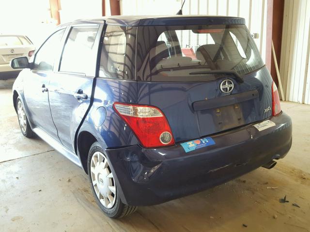 JTKKT604160153851 - 2006 TOYOTA SCION XA BLUE photo 3