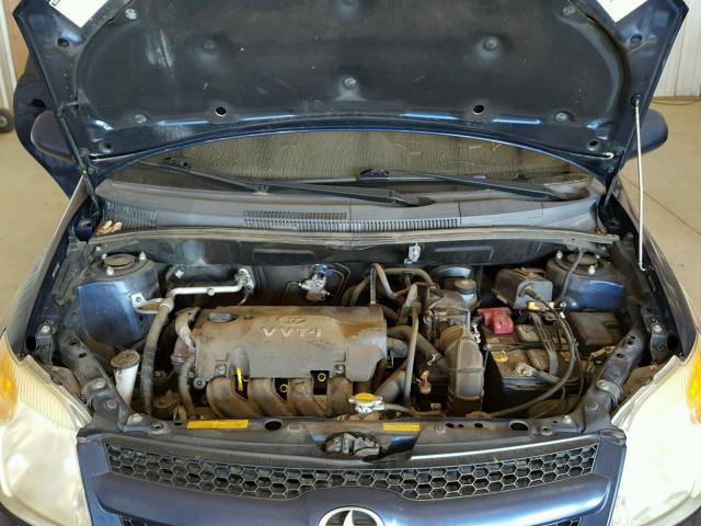 JTKKT604160153851 - 2006 TOYOTA SCION XA BLUE photo 7