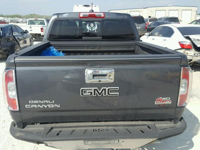 1GTG6CE32G1305800 - 2016 GMC CANYON SLE GRAY photo 6