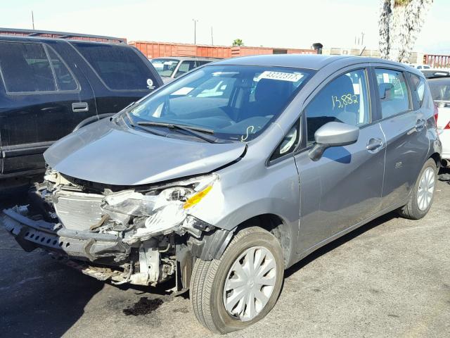 3N1CE2CPXFL359597 - 2015 NISSAN VERSA NOTE SILVER photo 2